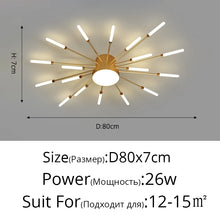 Firework LED Ceiling Chandelier