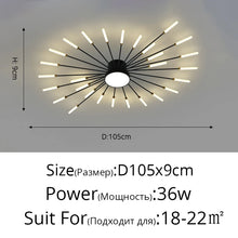 Firework LED Ceiling Chandelier