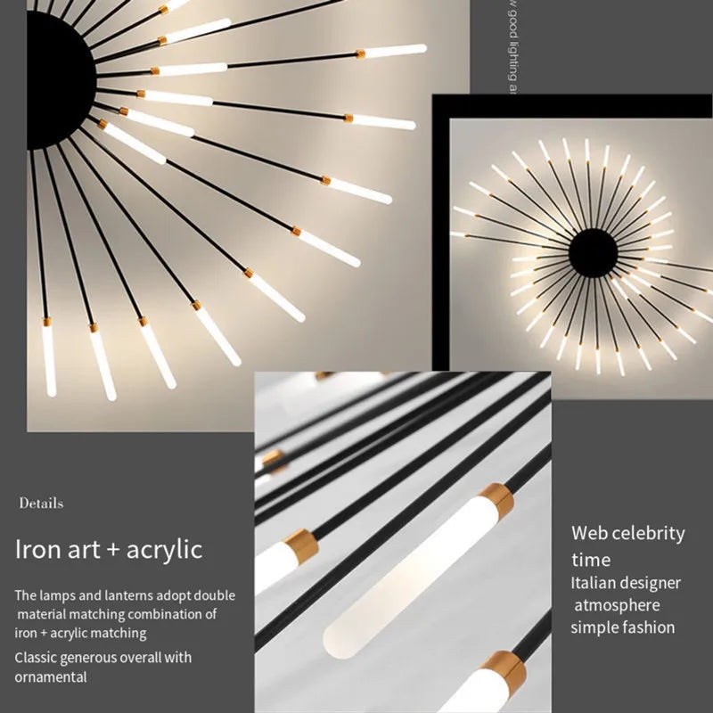 Firework LED Ceiling Chandelier