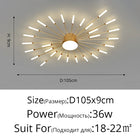 Firework LED Ceiling Chandelier