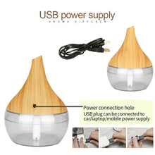 300ml Wood Aroma Humidifier
