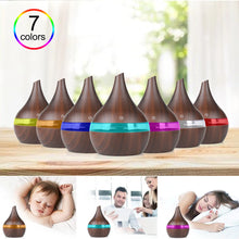 300ml Wood Aroma Humidifier