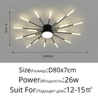 Firework LED Ceiling Chandelier