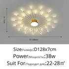 Firework LED Ceiling Chandelier