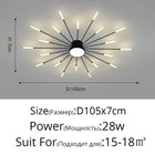 Firework LED Ceiling Chandelier