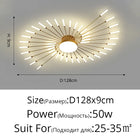Firework LED Ceiling Chandelier