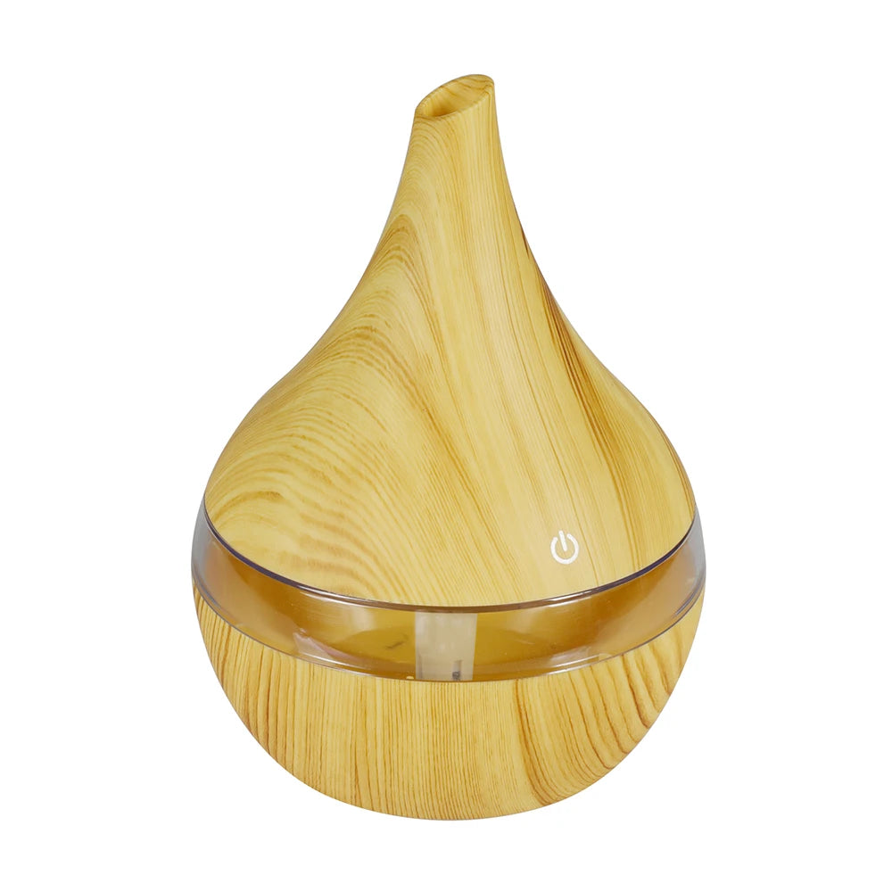300ml Wood Aroma Humidifier