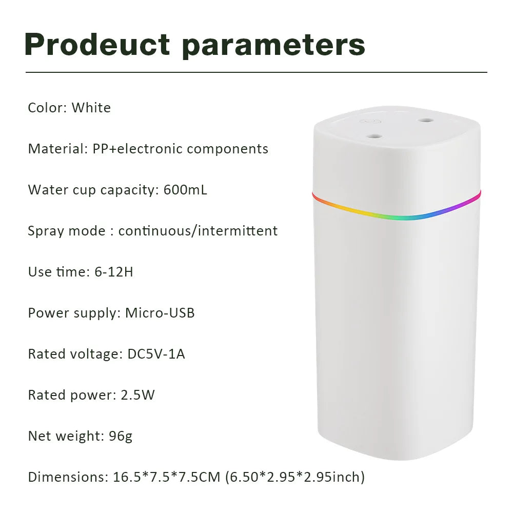 600ml USB Aroma Diffuser
