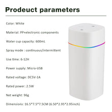 600ml USB Aroma Diffuser