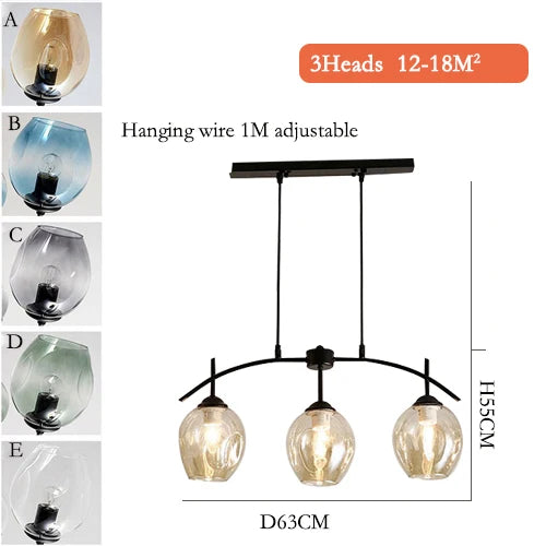 Nordic Glass Bubble Chandelier