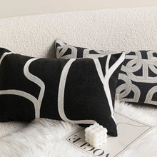 Embroidered Lumbar Pillow Cover