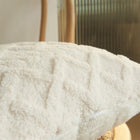 Geometric Plush Pillow Cover