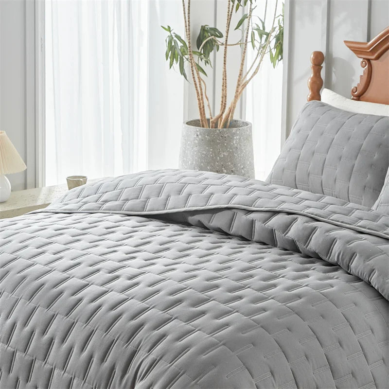 Soft Quilted Coverlet Set