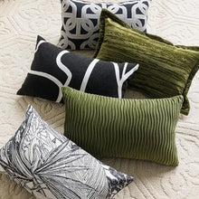 Embroidered Lumbar Pillow Cover