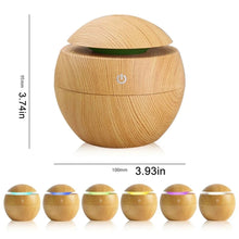 Ultrasonic Wood Aroma Humidifier