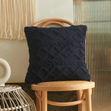 Geometric Plush Pillow Cover