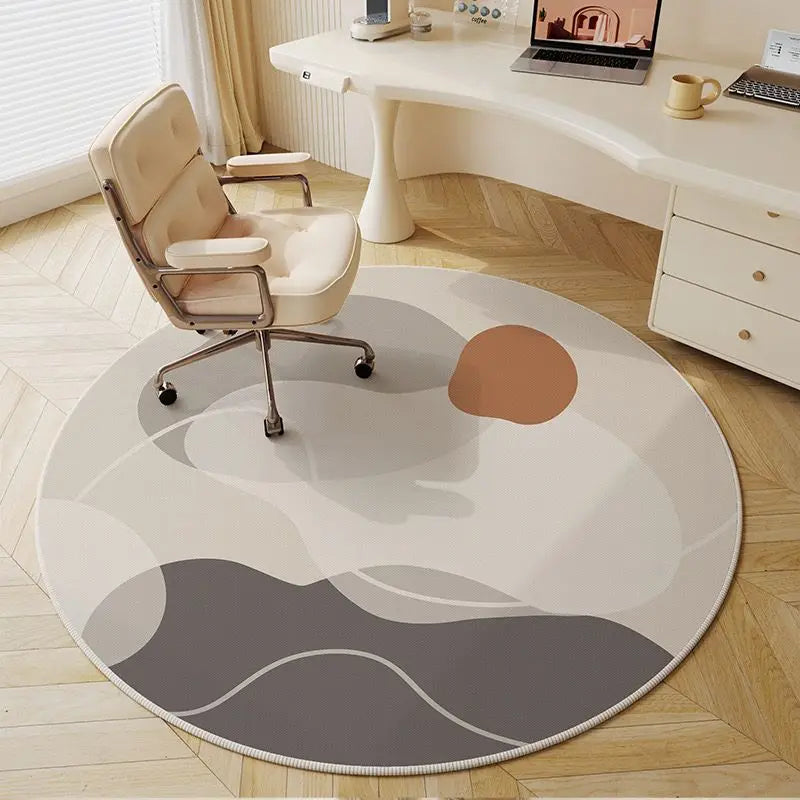 Non-Slip Round Play Area Rug
