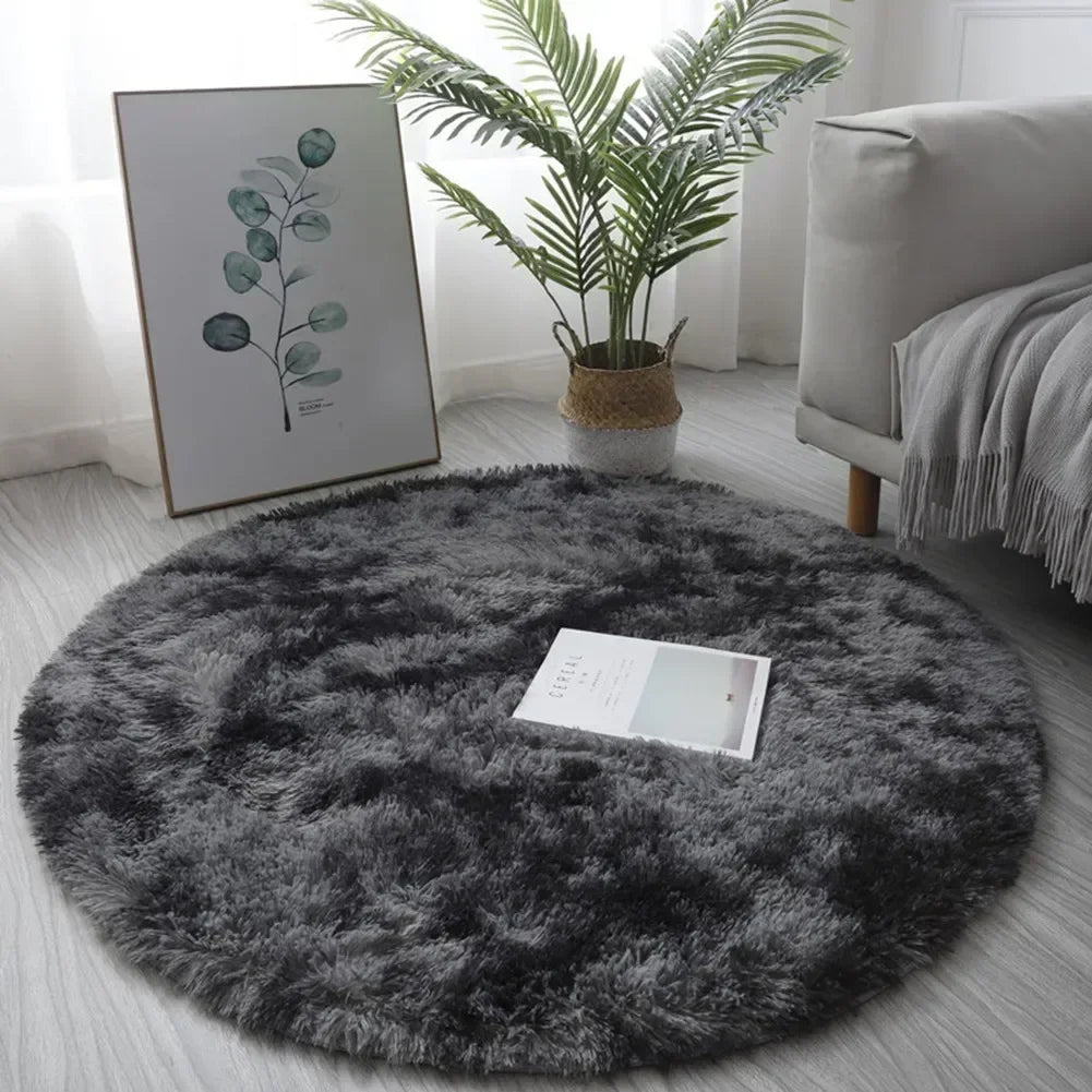 Fluffy Round Kids Shaggy Rug