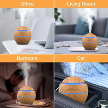 Ultrasonic Wood Aroma Humidifier