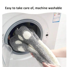 Foot-Shaped Memory Foam Bath Mat