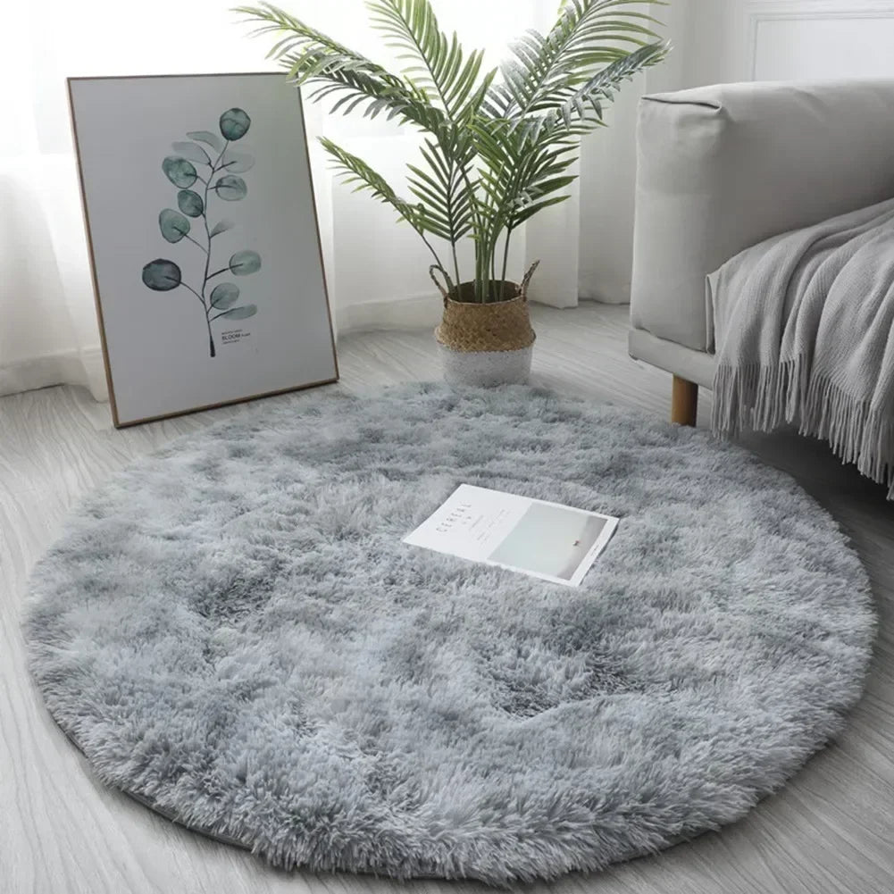 Fluffy Round Kids Shaggy Rug