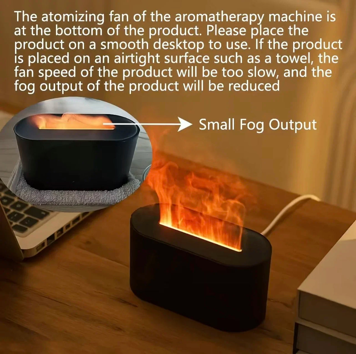 Flame LED Aroma Diffuser