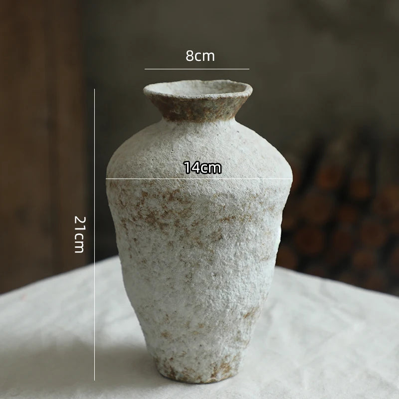 Wabi-Sabi Zen Ceramic Vase