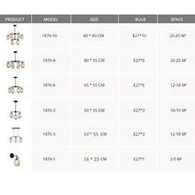 Nordic Glass Bubble Chandelier