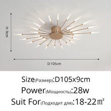 Firework LED Ceiling Chandelier