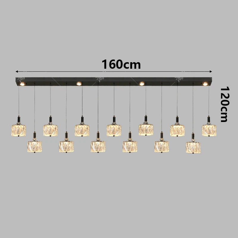 Modern LED Crystal Chandelier