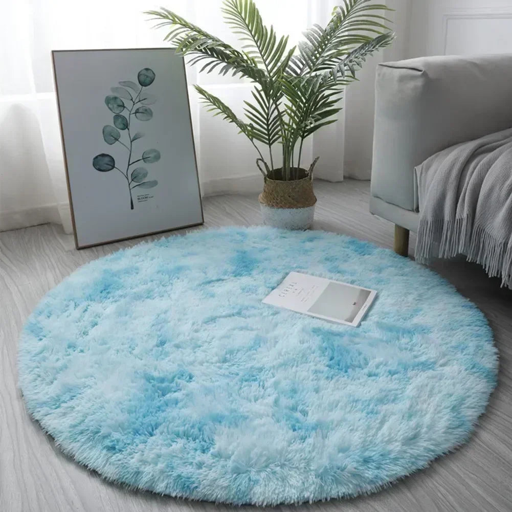 Fluffy Round Kids Shaggy Rug