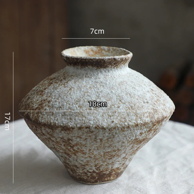 Wabi-Sabi Zen Ceramic Vase