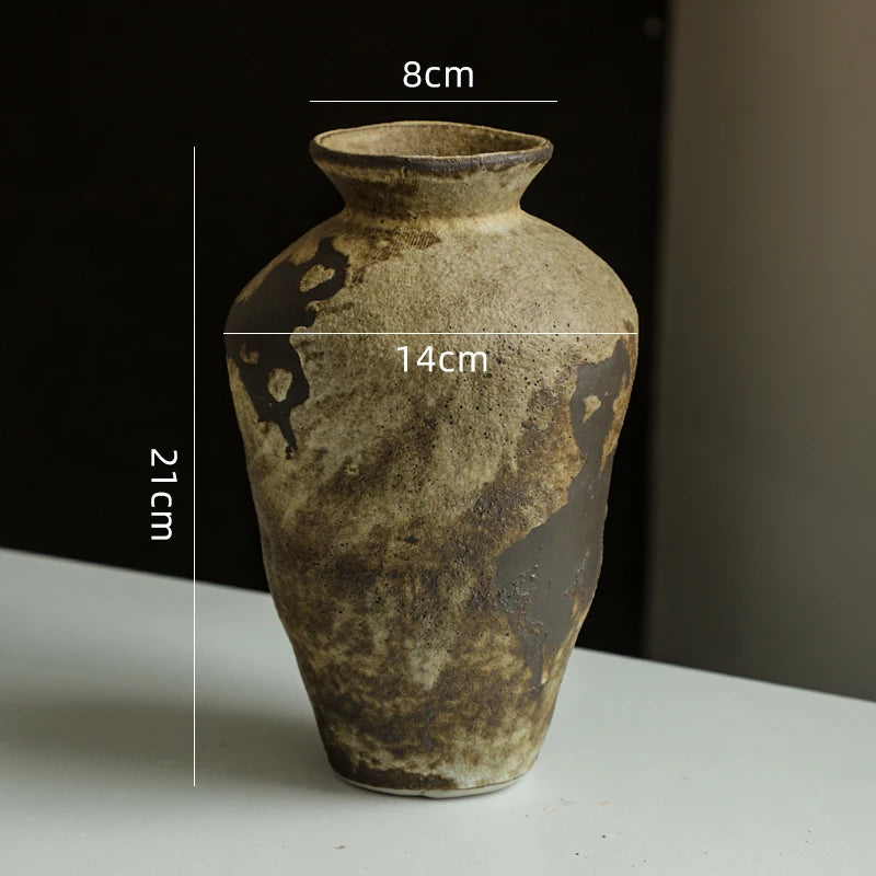 Wabi-Sabi Zen Ceramic Vase