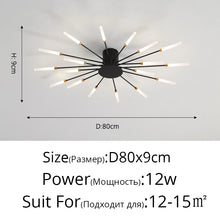 Firework LED Ceiling Chandelier