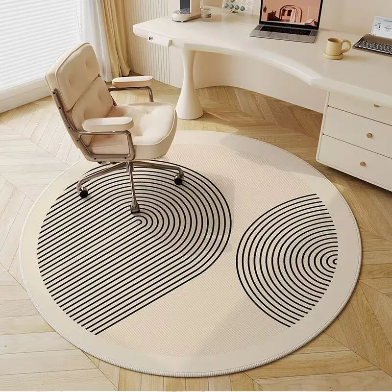 Non-Slip Round Play Area Rug