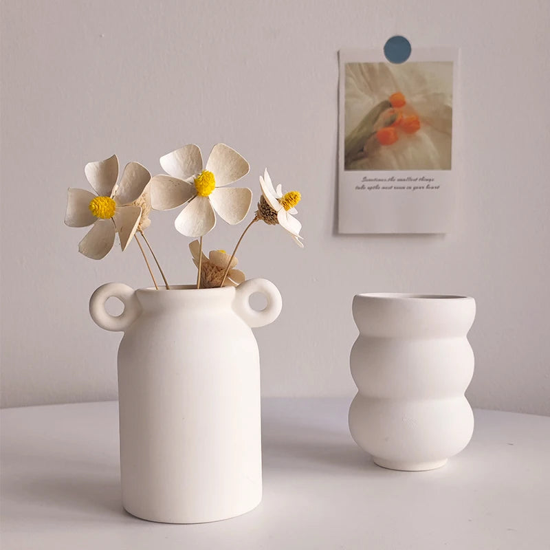Handcrafted Ceramic Hydroponic Vase