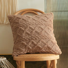 Geometric Plush Pillow Cover