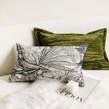 Embroidered Lumbar Pillow Cover