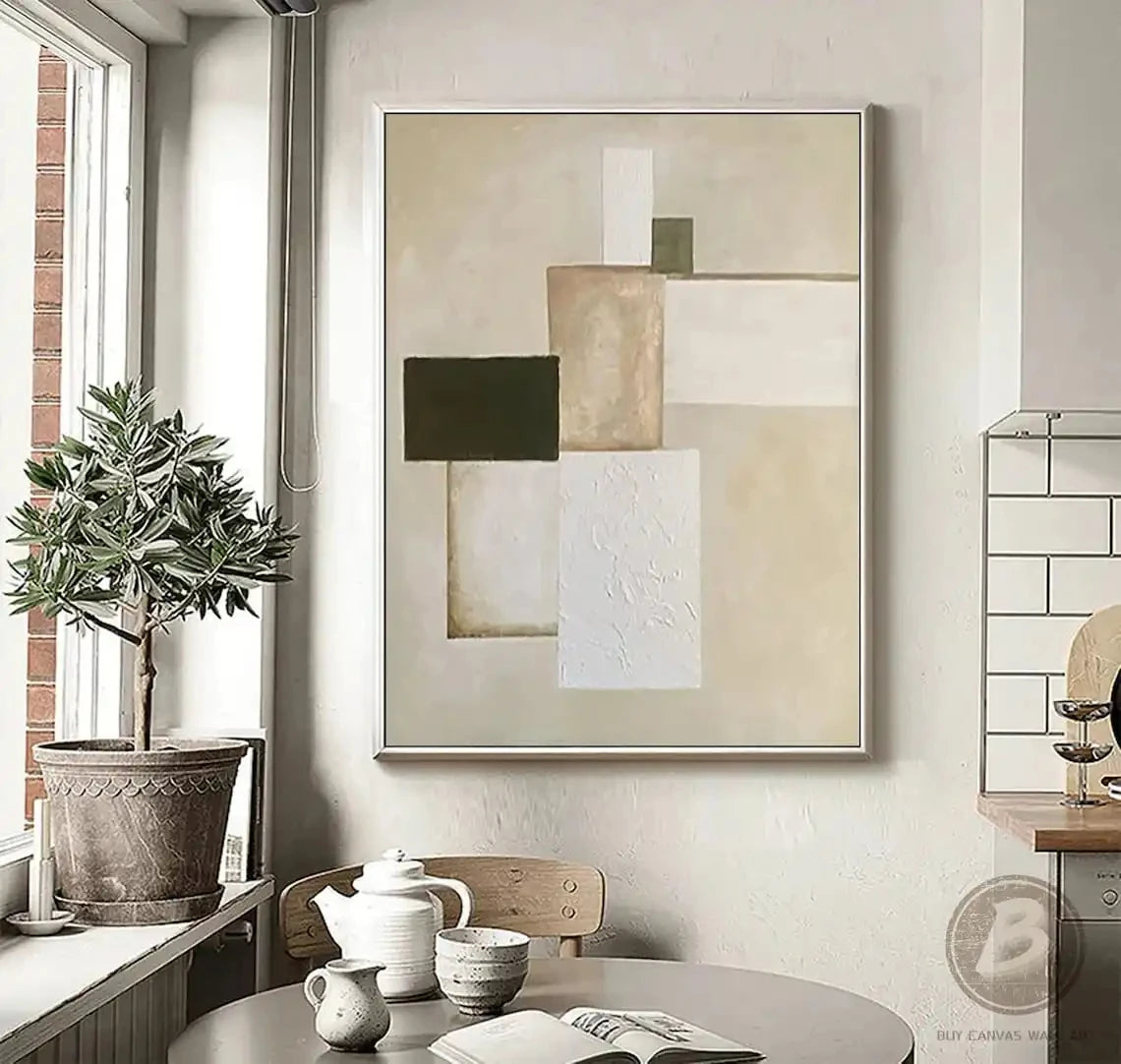 Handmade Textured Abstract Canvas