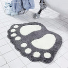 Foot-Shaped Memory Foam Bath Mat