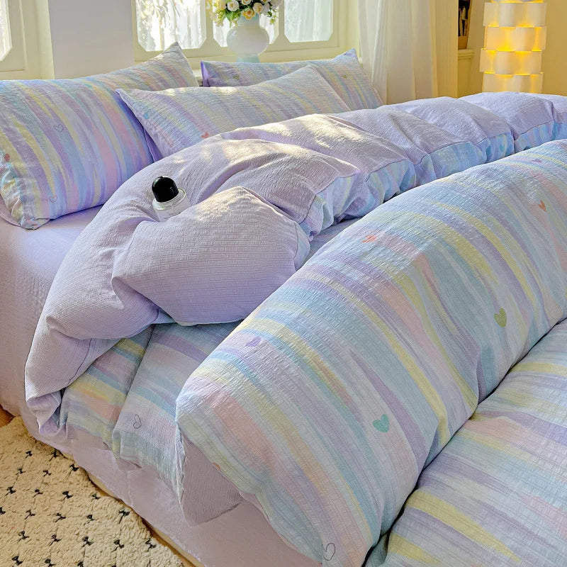 Floral Skin-Friendly Bedding Set