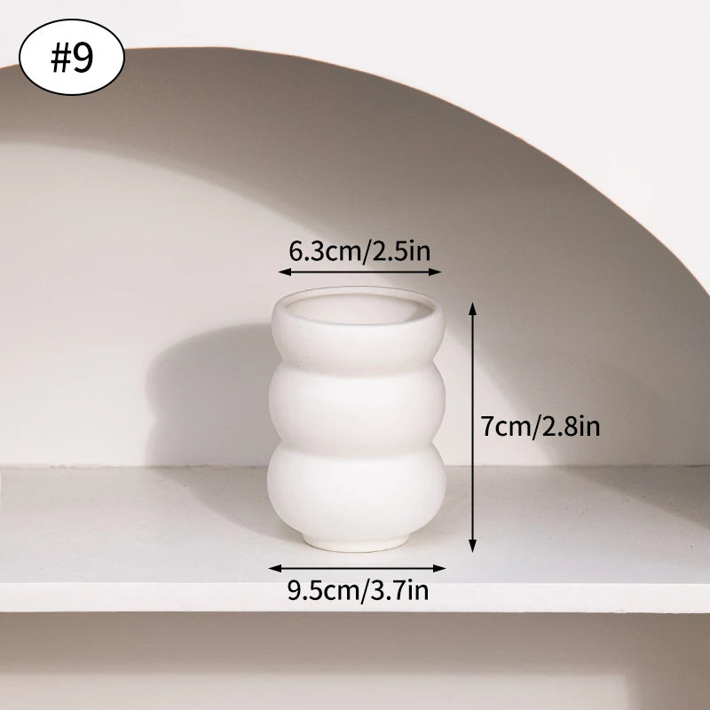 Handcrafted Ceramic Hydroponic Vase