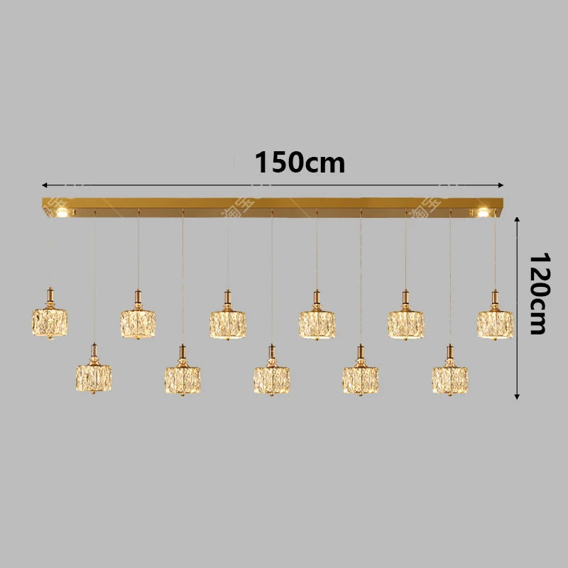 Modern LED Crystal Chandelier