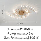 Firework LED Ceiling Chandelier