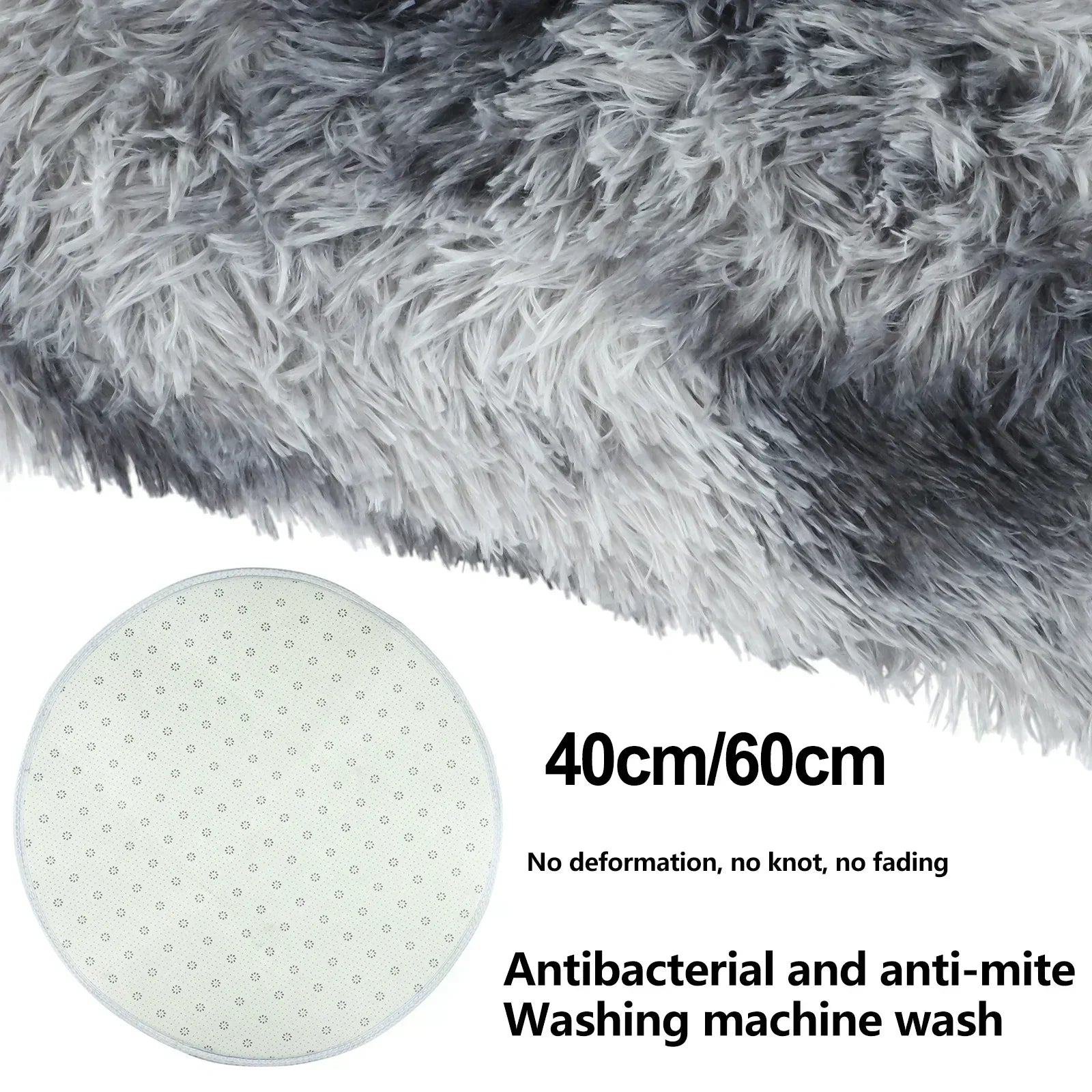 Fluffy Round Kids Shaggy Rug