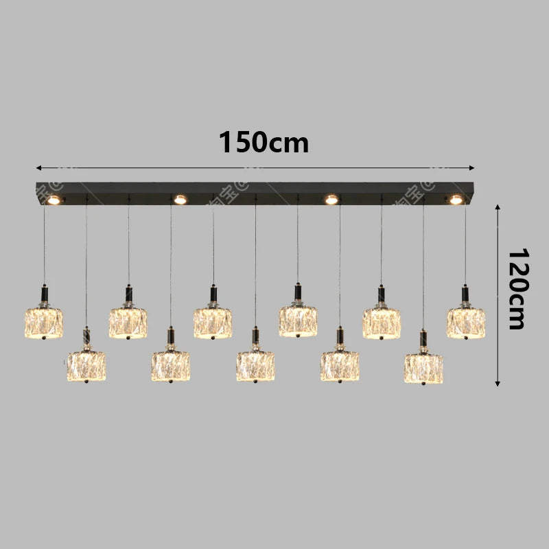 Modern LED Crystal Chandelier