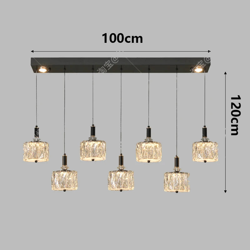 Modern LED Crystal Chandelier