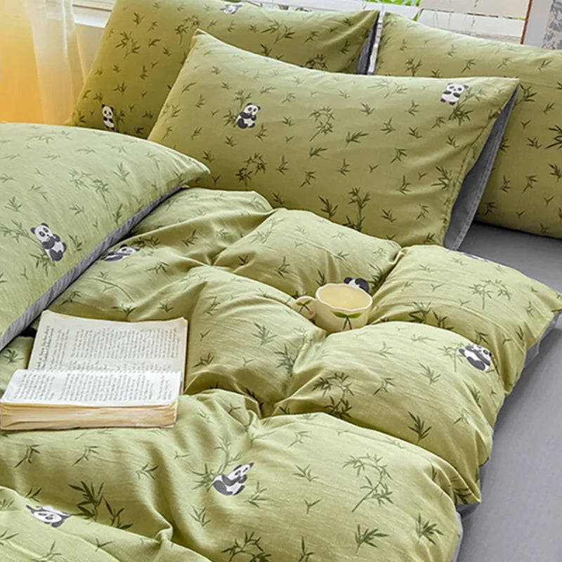 Floral Skin-Friendly Bedding Set