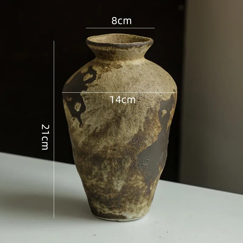 Wabi-Sabi Zen Ceramic Vase
