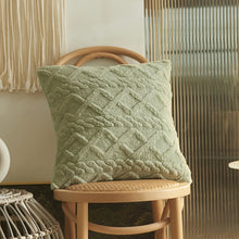 Geometric Plush Pillow Cover